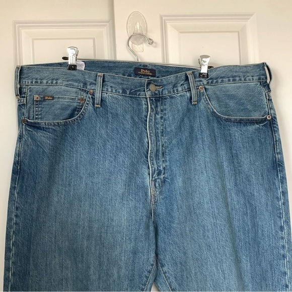 Polo Ralph Lauren Jeans Mens 42x32 Hampton Relaxed Straight Denim Pants - Picture 5 of 16